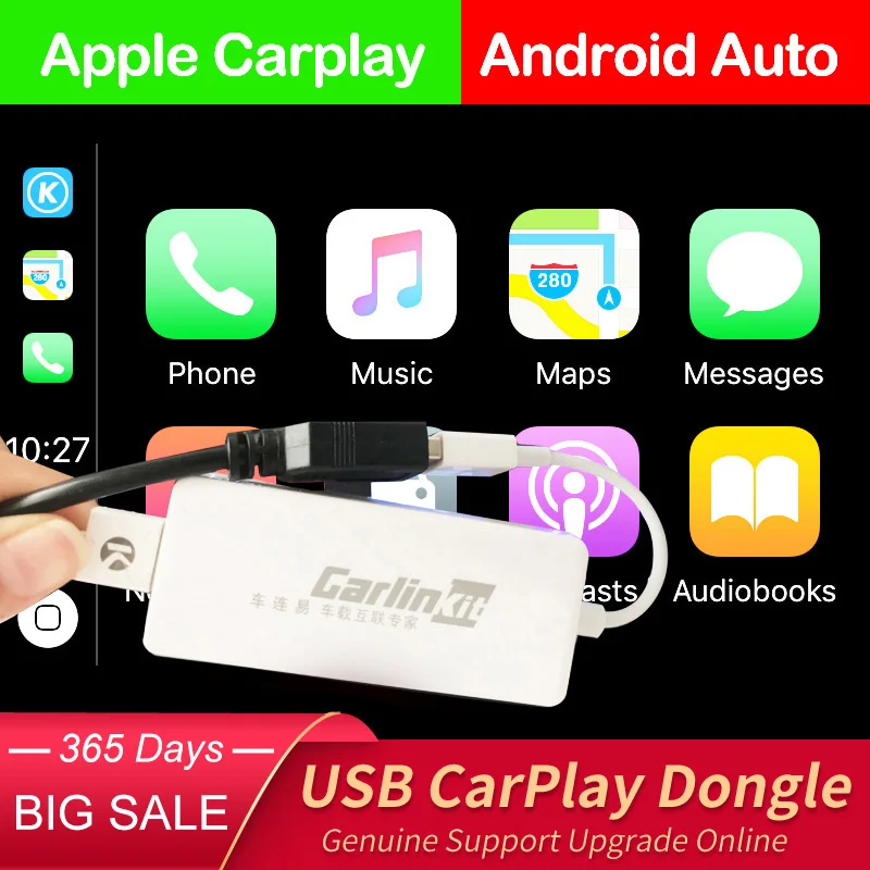 Wholesale Usb Smart Link Apple Carplay Dongle For Android5.0 Os And