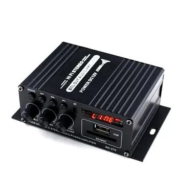 

Universal Audio Amplifier Bluetooth 5.0 12v Compact Power Amplifier HIFI Audio Power Amplifier Bluetooth Home Stereo Amplifiers