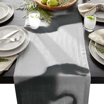 

Dinosaur Silhouette Table Runner Table Flag Home Party Decorative Tablecloth Table Runners for Wedding