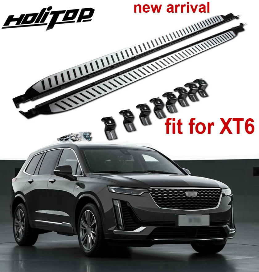 Горячие ходовые боковые педали для Cadillac XT6-, модель OE, утолщенный материал, хорошо проверенный на рынке