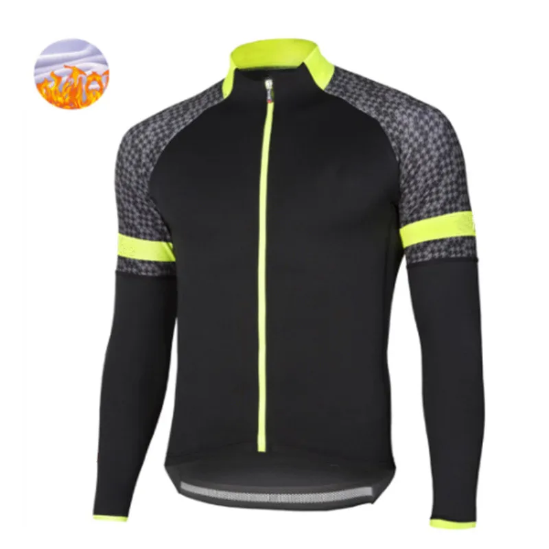 Camisetas de ciclismo de invierno para hombre, camisetas térmicas de polar para bicicleta, ropa de carreras para equipos profesionales, camisetas de ciclismo de manga larga, superventas 2021
