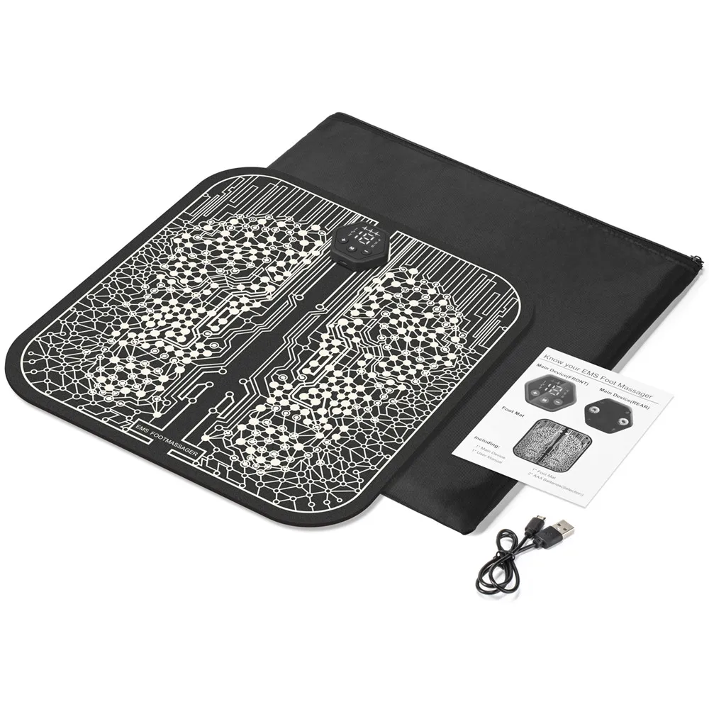 

EMS Foot Massager Electric Intelligent Pulse Acupuncture USB Charging Relieve Ache Pain Health Care Ems Foot Massager Pad