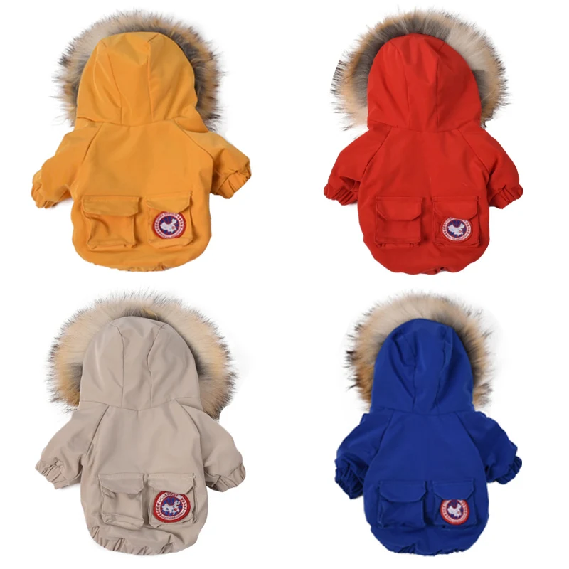 

Windproof Dog Coat Jacket for Dogs Downcoat Winter Pet Dog Clothes for Dogs Pets Clothing Thick Pet Outfits Chihuahua Yorkshire