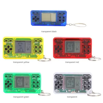 

Handheld Game Player Classic Retro Vintage Portable Console Key Chain Accessory For Children Tetris Game Console