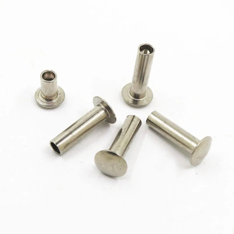 M6 Truss half hollow Rivet Oval head Rivets GB873 Nickel Plated Iron 6