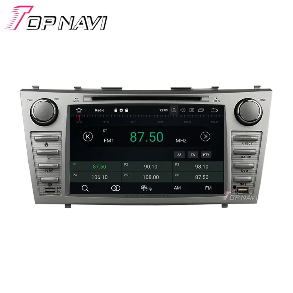 TOPNAVI Android 9,0 автомобильный DVD стереосистема CD плеер для Toyota CAMRY 2007 2008 2009 2010 2011 радио gps навигация аудио стерео 2Din