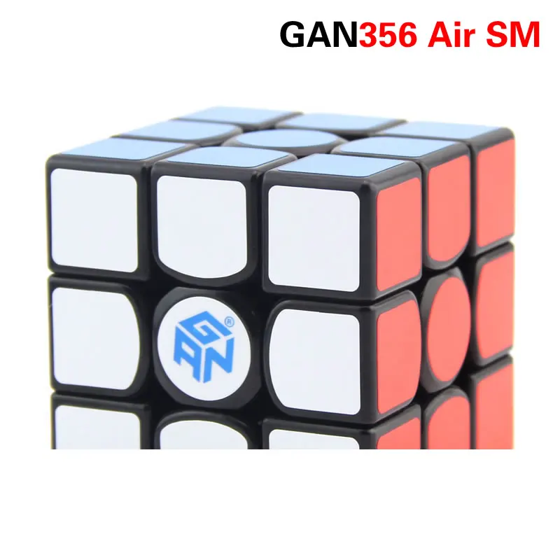 Высокое качество GAN 356 Air s m Магнитный 3x3x3 волшебный куб 3x3 GAN356/356Air SM скоростная головоломка Рождественский подарок идеи детские игрушки - Цвет: Black
