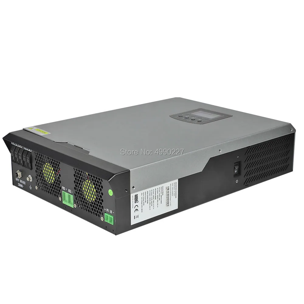 Perfect 5000W 48V High efficiency pure sine wave inverter 80A MPPT Solar Charge Controller PV input range DC120V-500V with Wifi function 7