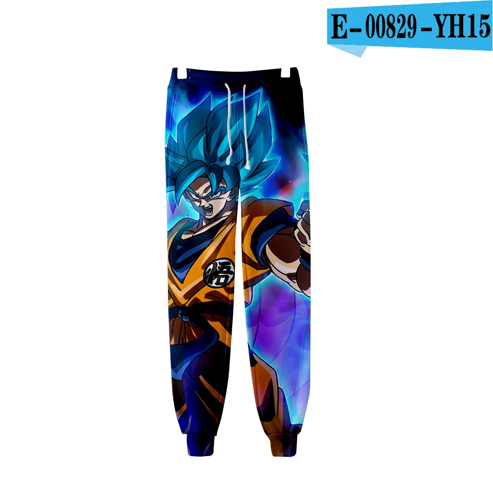 Супер Broly брюки Dragon Ball высококачественные спортивные штаны лосины модные популярные трендовые удобные повседневные штаны - Цвет: E00829