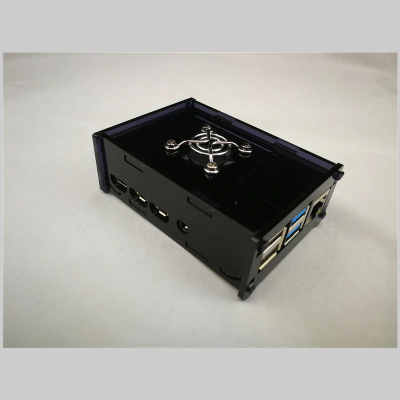 Raspberry Pi 4 акриловый чехол с охлаждающим вентилятором Прозрачный чехол для Raspberry pi 4 Модель B прозрачный корпус совместим с RPI3 RPI2