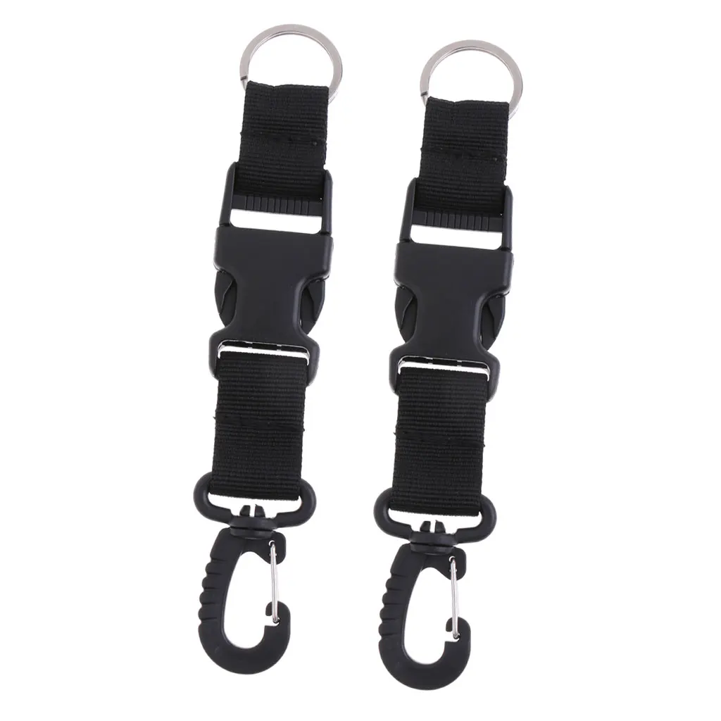 2pcs Quick Release Lanyard Holder Strap & Clip for Scuba Diving Snorkeling