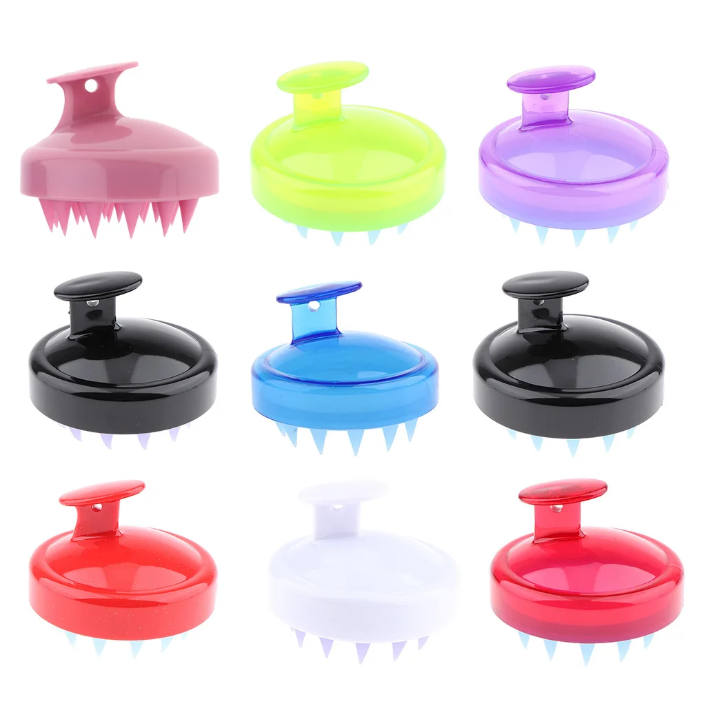 Soft Silicone Scalp Hair Care Shampoo Brush Hair Washing Scalp Massage Comb for Baby Body Washing Hair Brush Comb