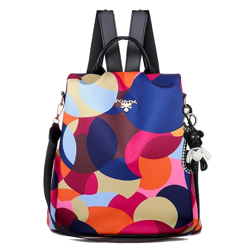 Модные женские школьные рюкзаки CESHA с противоугонным дизайном, Высококачественная школьная сумка-Оксфорд для девочек, школьный рюкзак, школьный портфель Sac - Цвет: 3