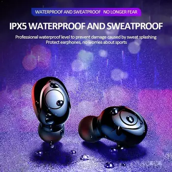 

New mini Wireless Headphones Swimming Bluetooth5.0 Running Sports Support iOS/Android Earphone Phones Headset In-ear HD TWS I9L6