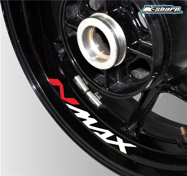 Meilleure Vente De Personnalite De Moto Modifiee Accessoires De Roue Creative Autocollants Lateraux Interieurs Reflechissants Pour Yamaha Nmax Aliexpress