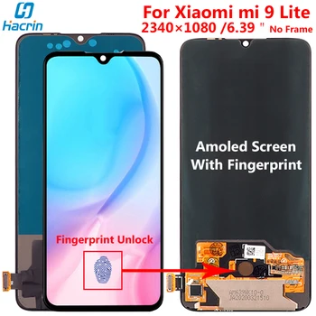 

Amoled Display For Xiaomi mi 9 Lite LCD Display Touch Screen Digitizer Assembly For Xiaomi mi 9 Lite Screen Display Replacement