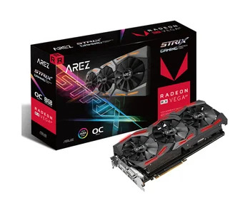 

ASUS AREZ-ROG STRIX-Vega64-O8G GAMING computer game AMD discrete graphics 8G