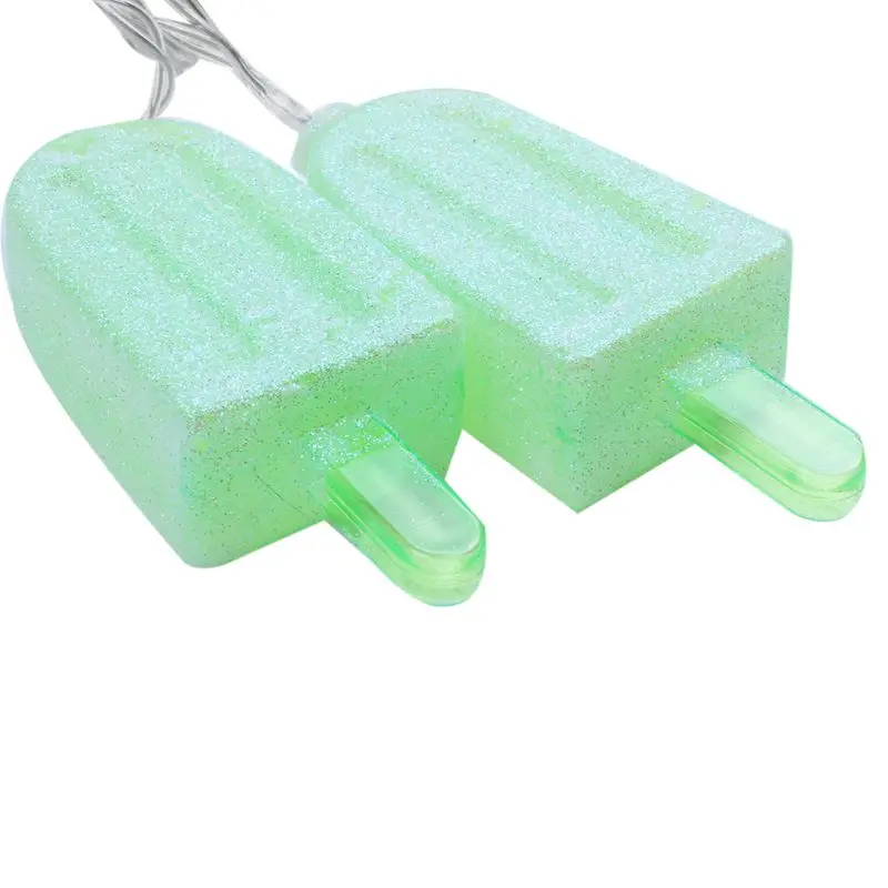 1pcs 10 LED Ice Popsicle Fairy String Lights Battery Operated for Summer, Seasonal, Wedding Parties& Home Decorations