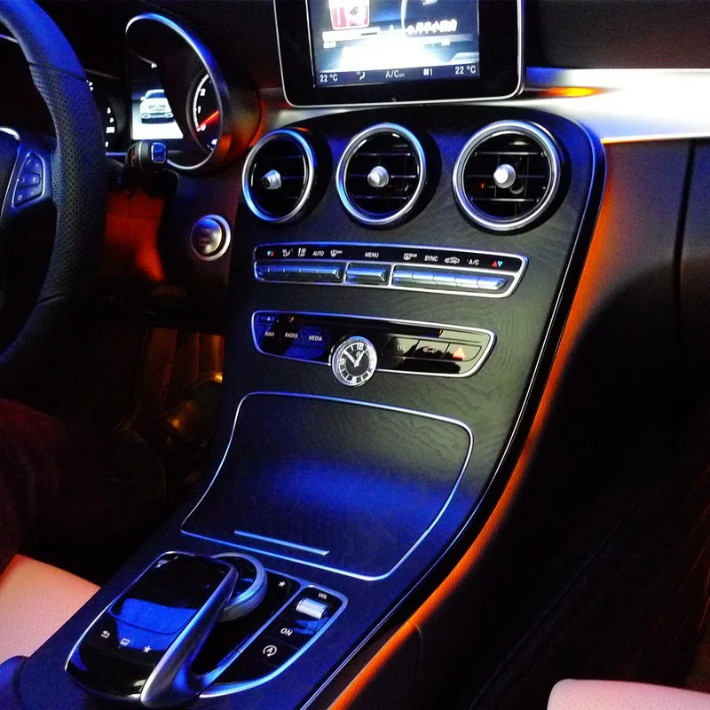 Mercedes Benz C MB W205 or GLC 2014 2015 2016 Dashboard Interior Original Factory advanced Ambient Orange Light