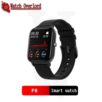 

WO P8 1.4 inch Smart Watch Men Full Touch Fitness Tracker Blood Pressure Smart Clock Women GTS Smartwatch for IOS Android
