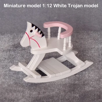 

Miniature model 1:12 White Trojan model Sand table building model materials