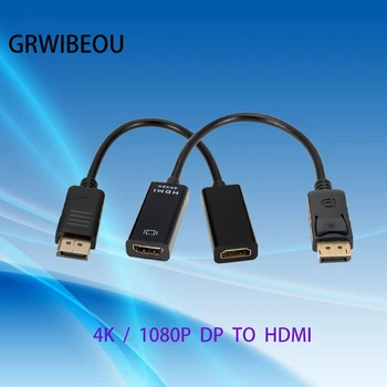 

DP TO HDMI Cable Adapter DisplayPort Male To Hdmi Female Converter For PC Laptop DP TO HDMI Support 4k 1080P HDTV Project