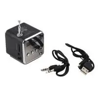 Портативный супер мини динамик поддержка SD TF карта Micro USB стерео супер бас динамик MP3/4 музыкальный плеер FM радио дисплей IB# M2 - Цвет: Z