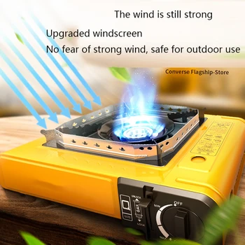 

He-Casserole Outdoor Household Portable Gas Stove Gas Stove Casserole Casserole Barbecue Stove Camping Cooker