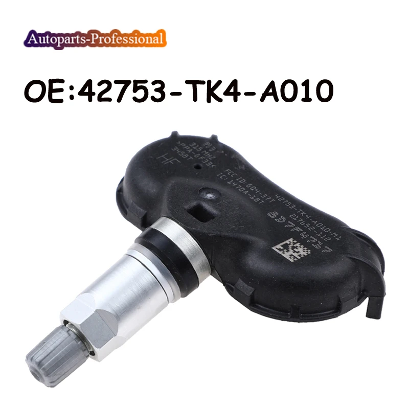 Автомобиль 42753-TK4-A010 42753TK4A010 42753-TK4-A010-M1 для Honda Acura TL ZDX RLX датчик давления в шинах, шина системы контроля давления 315 МГц