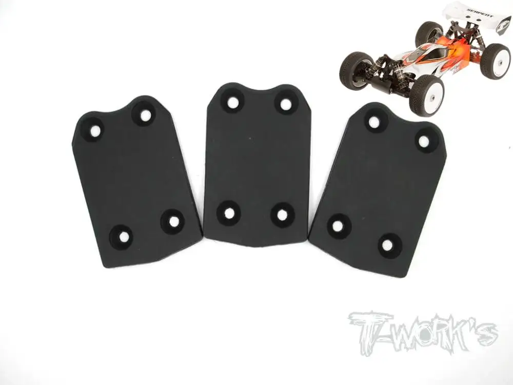 T WORKS Serpent S811 3 шт. защита на заднем шасси Защита от царапин лист уменьшенная износ