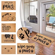 Letter Door Mat Outdoor Carpet Carpet in the Living Room Welcome Non Slip Doormat Entrance Door Halloween Home Textile Garden