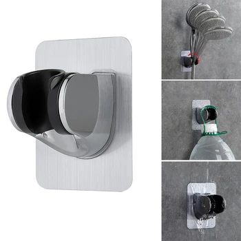 

Adjustable Shower Head Holder Self-Adhesive Handheld Suction Up Universal Hand Wall Mounted Bathroom Shower Holder Bracket