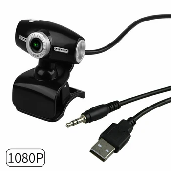 

Full HD Universal USB 2.0 Desktop Computer Web Camera Home Office With Microphone Gaming Online Teaching Conference Chatting