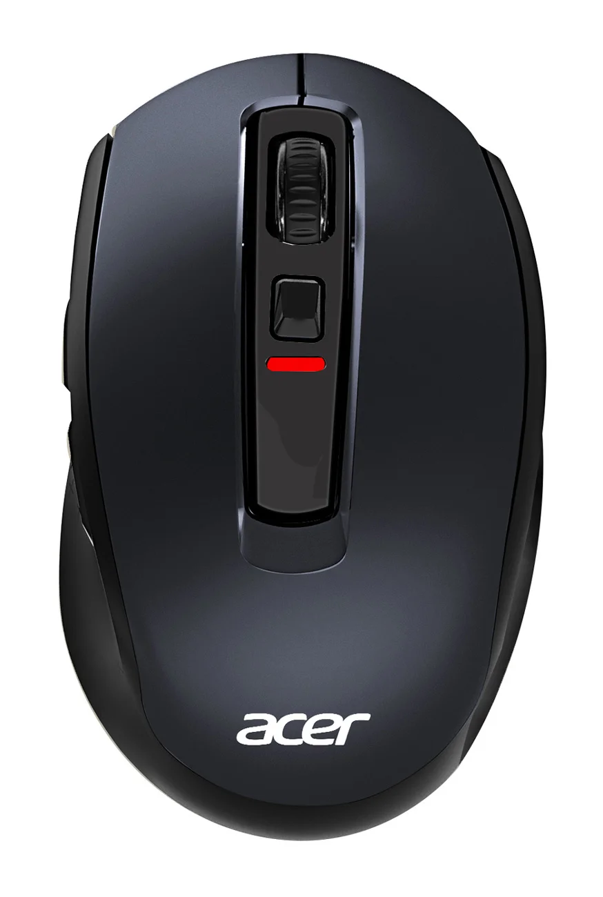 Мышь acer omr070 черный оптическая (1600dpi) беспроводная bt/radio usb (8but) | Компьютеры и офис