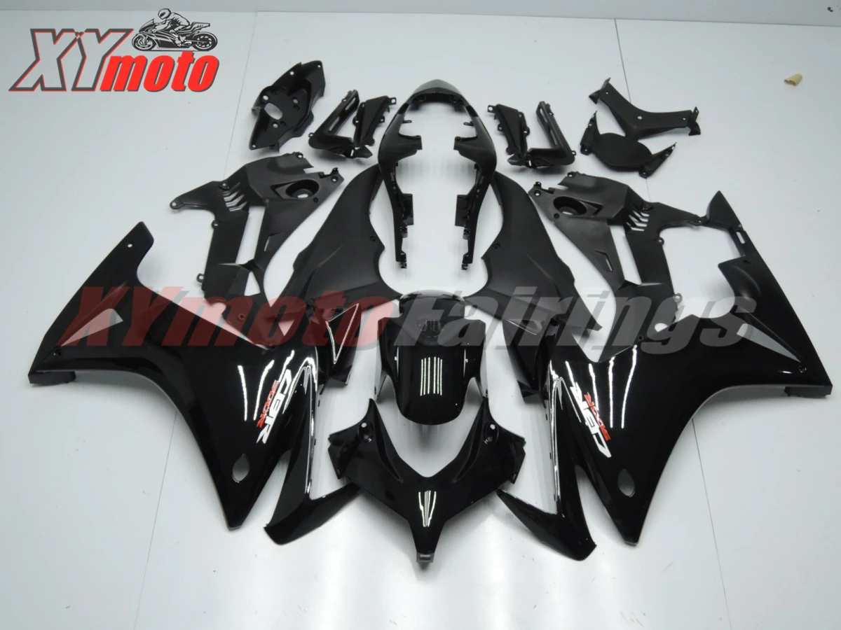Мотоцикл обтекатели комплект для Honda CBR500RR 2013- впрыска ABS пластик обтекатель кузова CBR 500 R 13-15 черный кузов