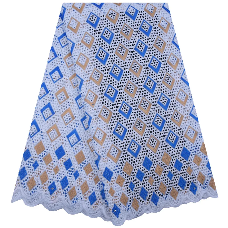 Высококачественная африканская швейцарская вуаль кружева в Швейцарии мягкая