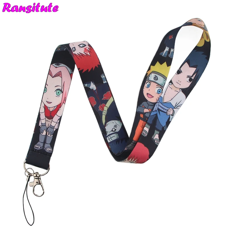 

Ransitute NARUTO mobile phone lanyard / key ID badge holder / telephone neck strap and key ring ribbon R548