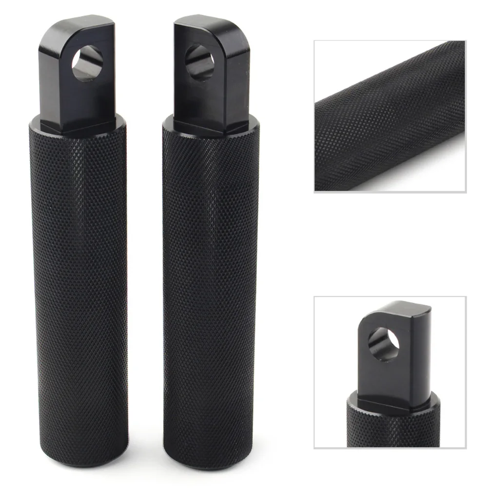 Мотоциклетные черные ЧПУ подножки для ног левая и правая 1 пара Harley Sportster Softail Road