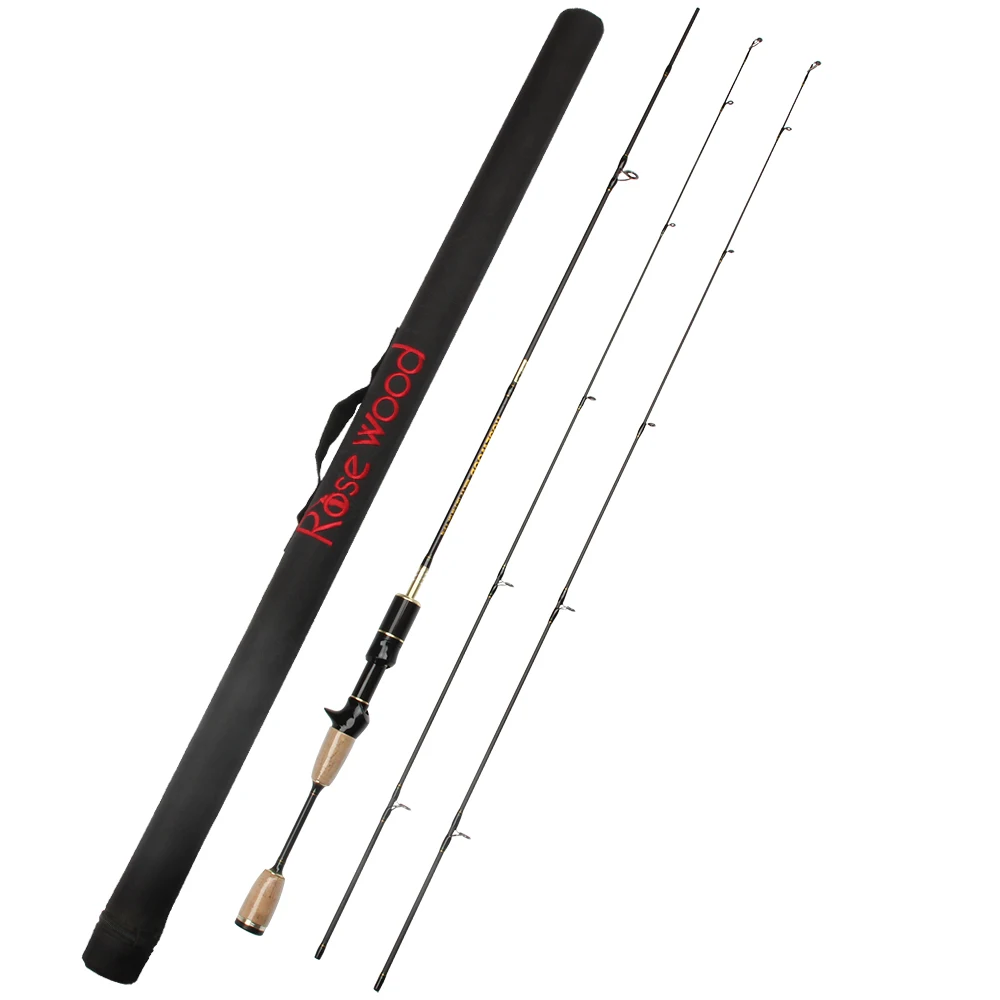 Casting Rod and Tube RoseWood 1,8 м приманка вес 0,8-5 г 2 секции 2 наконечника удочка для забрасывания наживки путешествия ультралегкий Спиннинг стержень линия Вес 2-5 фунтов - Цвет: Casting Rod and Tube