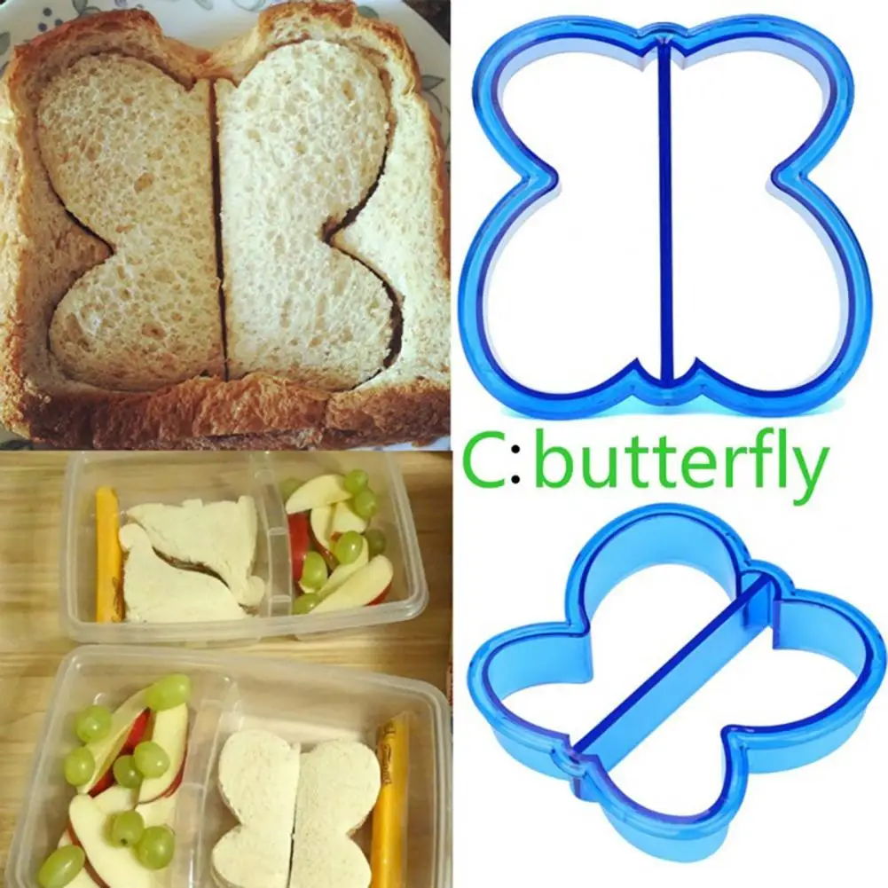Kids Cutting Sandwich Dinosaur Star Heart Shaped Stainless Steel Bread Mold Metal Cookie Cutters Mold cookie cutter baking mold cookie mould pastry cutter