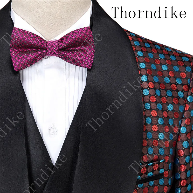 Thorndike стиль шаль нагрудные смокинги для жениха 18 стилей мужские свадебные костюмы/выпускной/ужин лучший мужской блейзер(куртка+ брюки