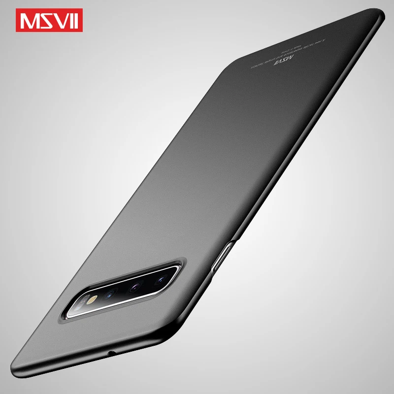 S10 Plus чехол Msvii матовый для Samsung Galaxy S9 E Lite PC S8 S10E чехлы|Бамперы| |
