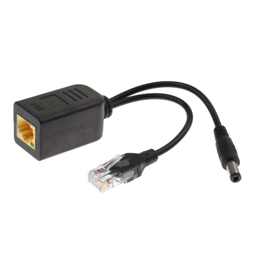 PoE Splitter Power Over Ethernet 24V-12V Compliant IEEE802.3af