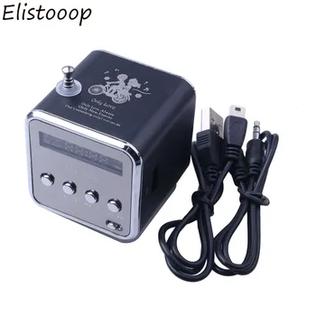 

Mini Digital FM Radio Speaker MP3 Player Mini portable Radio FM Receiver Stereo Loudspeaker Support SD TF Card