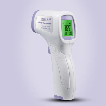 

IR988 Baby Thermometer Infrared Digital LCD Body Forehead Ear Non-Contact Adult Body Fever IR Measurement Tool Gun Termometro