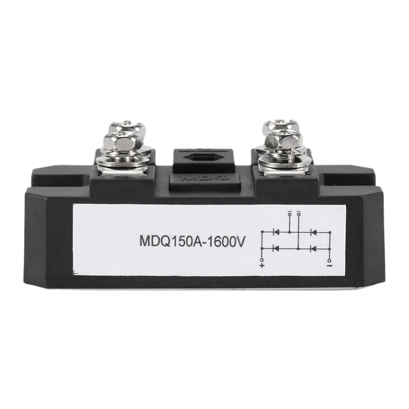 1Pc MDQ 150A-1600V Black Single-Phase Diode Bridge Rectifier 150A Amp High Power 1600V