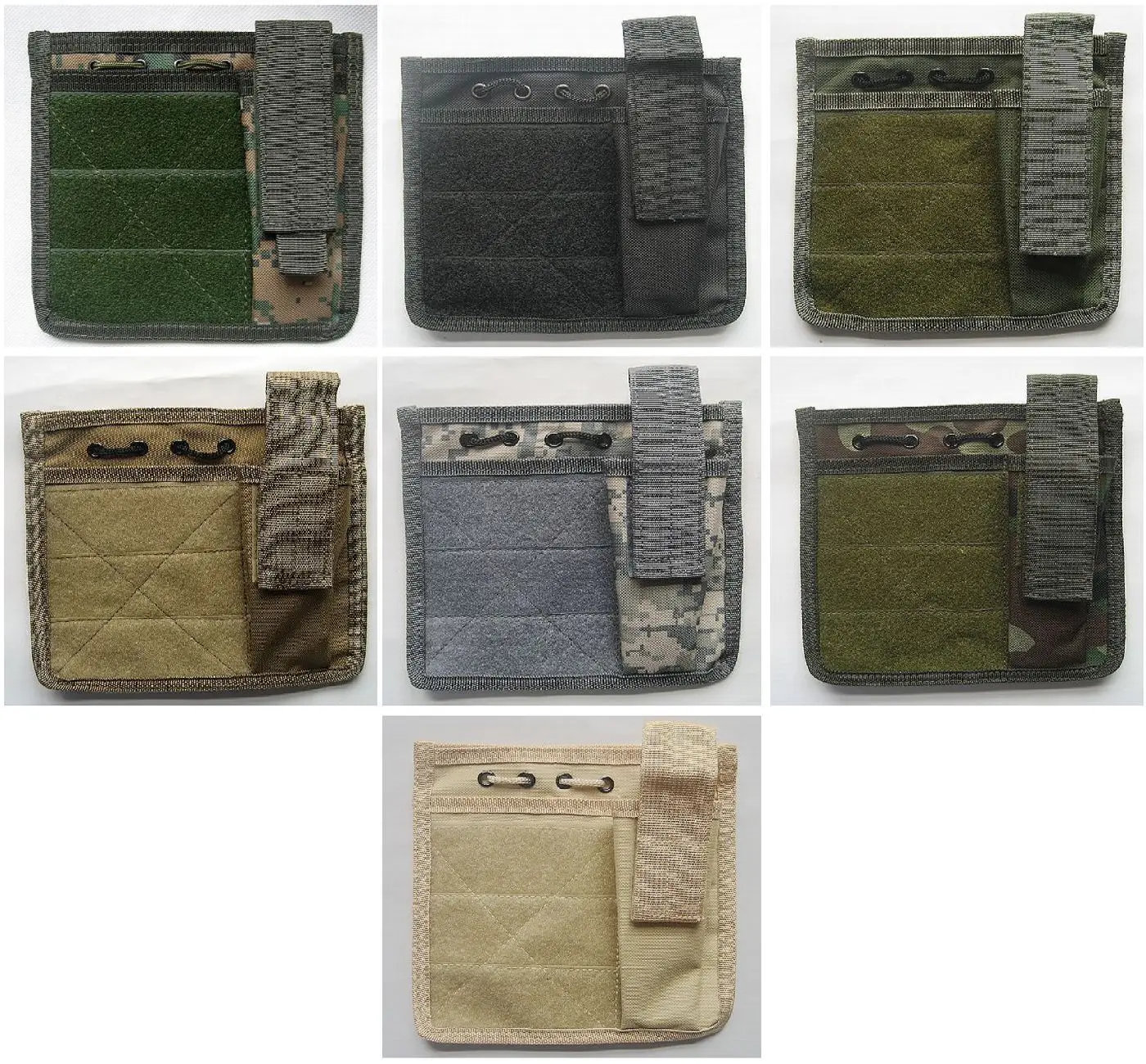 

Molle Tactical Vest Map Pocket Multi-functional Waist Pannier Bag Accessories Army Fans Outdoor Sports Documents Sundry Bag