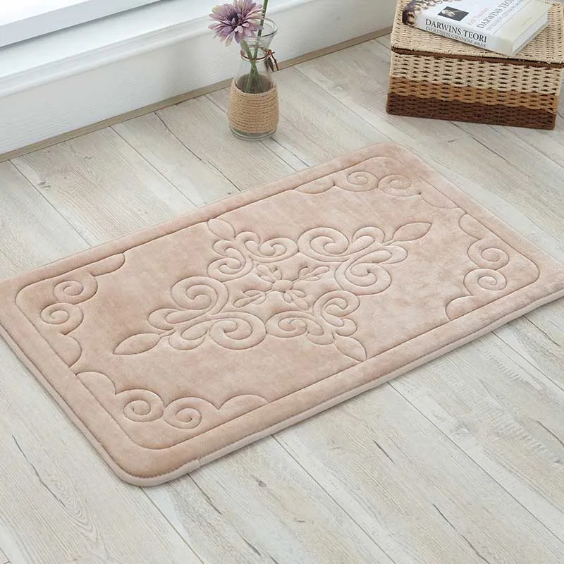 

Modern Plush Bath Mat Bathroom Prayer Rug Non-slip Mats Foot Pad