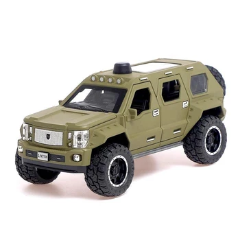 

Metal car "Jeep", 1:24, doors open, hood, trunk, inertia, khaki