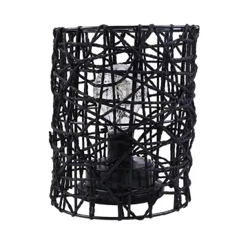 

Lantern-shaped Iron LED Night Light Battery Operated Wedding Bedroom Bedside Lamp Decorative Ornament Energy Save Lighting